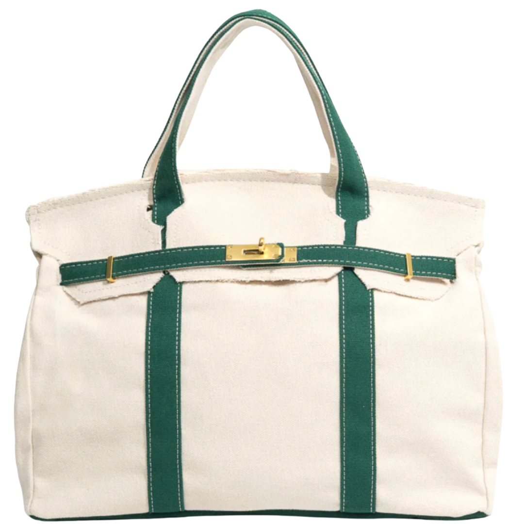 Racing Green Boatkin Mahj Tote Bag