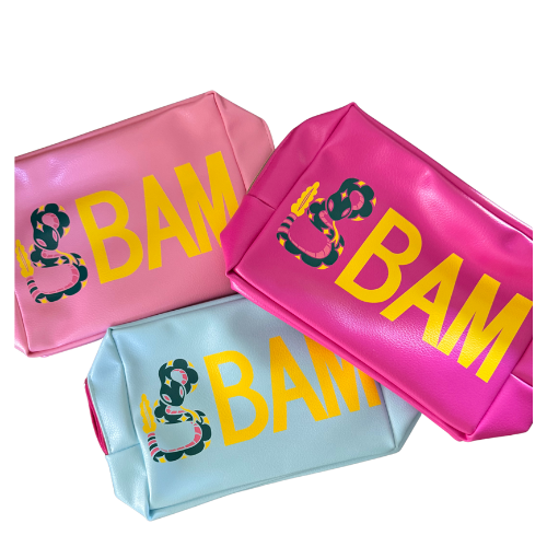 BAM VEGAN LEATHER TILE POUCH