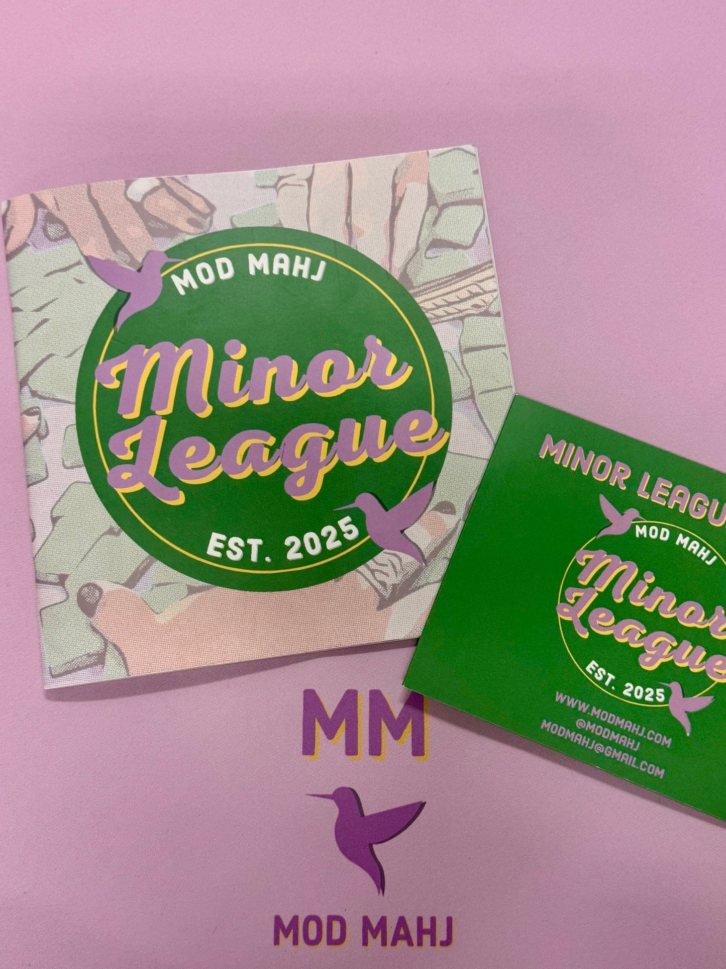 MINOR LEAGUE MAHJ CARDS (SET OF 4)