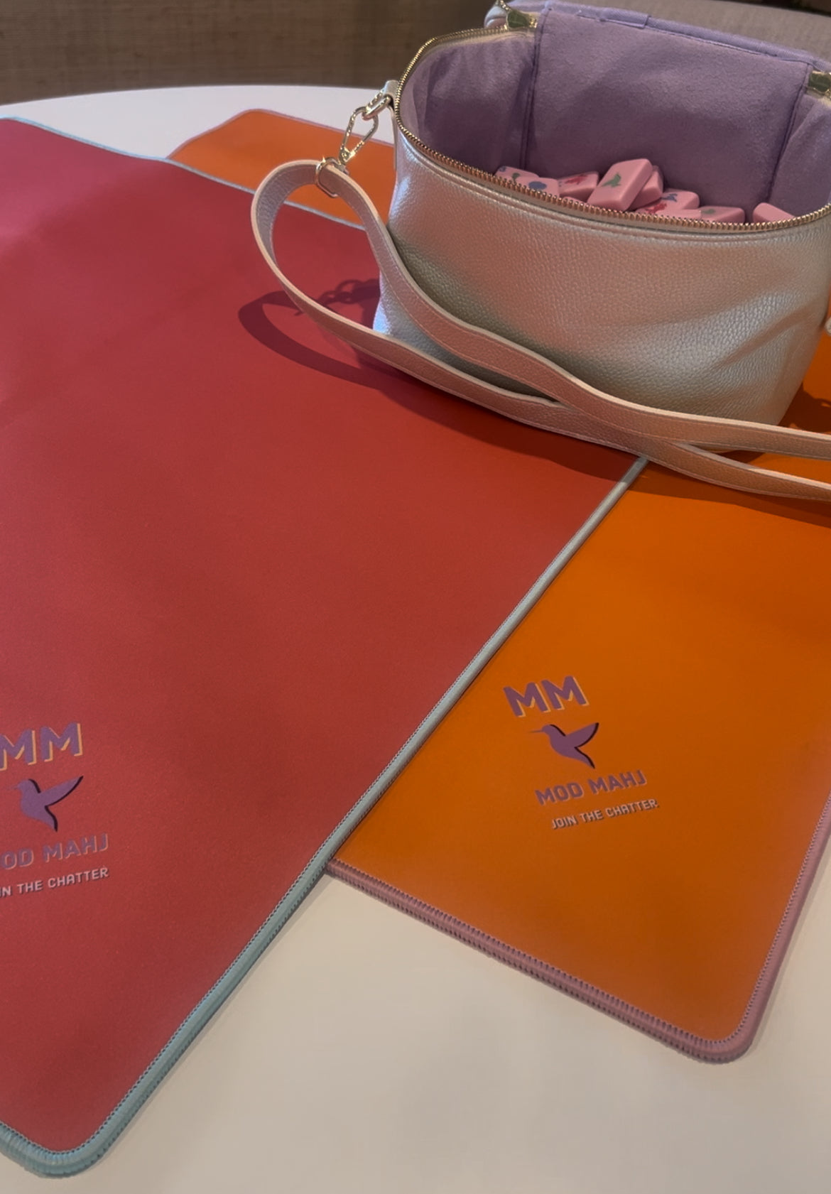 Mod Mahj Mini Mat in Watermelon