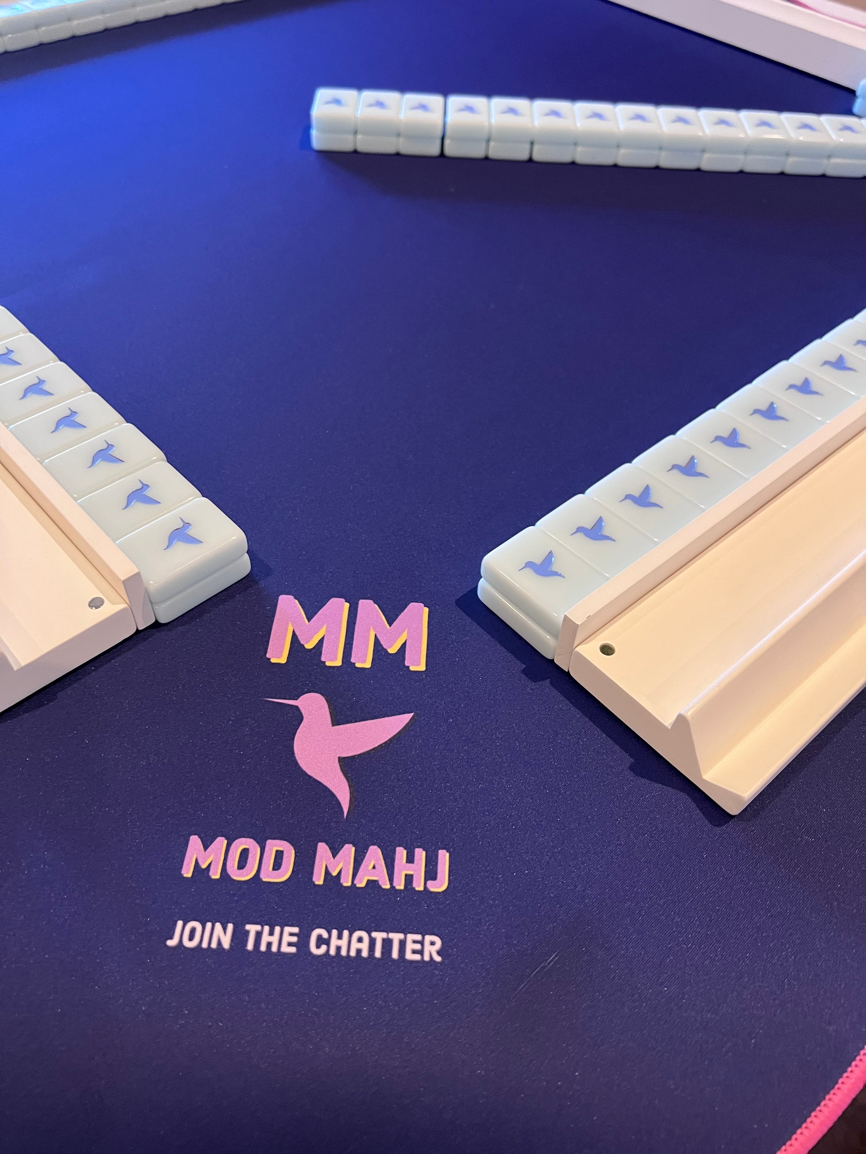 Deep Navy Mod Mahj Game Table Mat