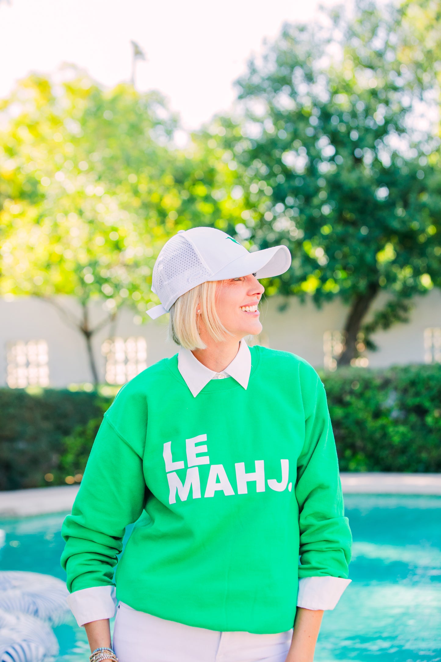 LE MAHJ. CREW SWEATSHIRT