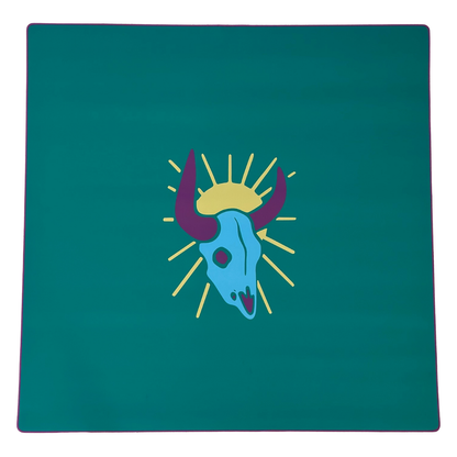 Desert Bloom Series Game Table Mat in Desert Jade