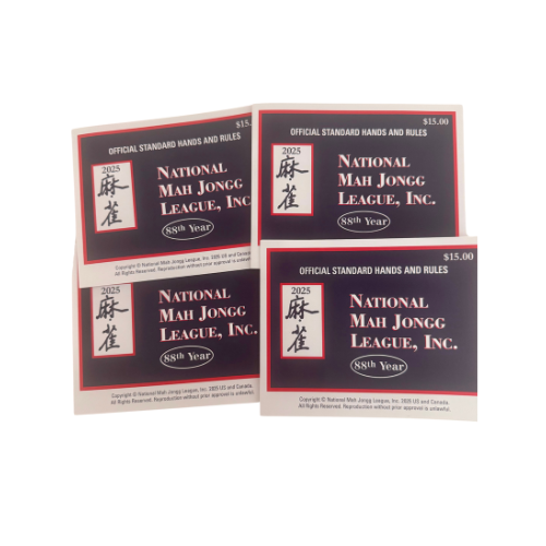 2025 National Mahjong League Card (Large)