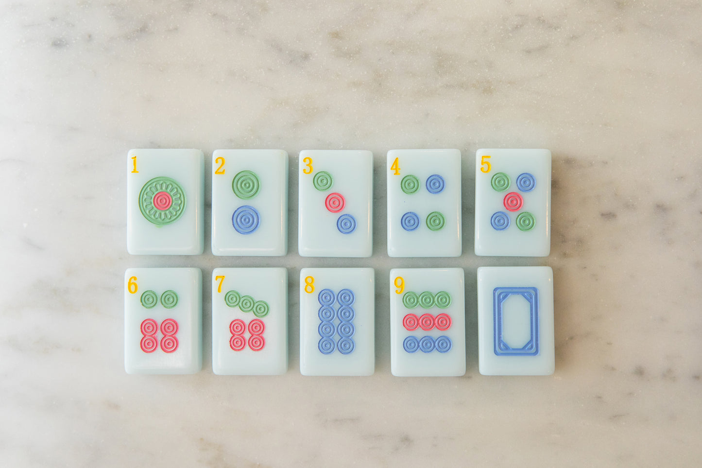 Sparrow Series American Mahjong Tile Set in Arizona Azule