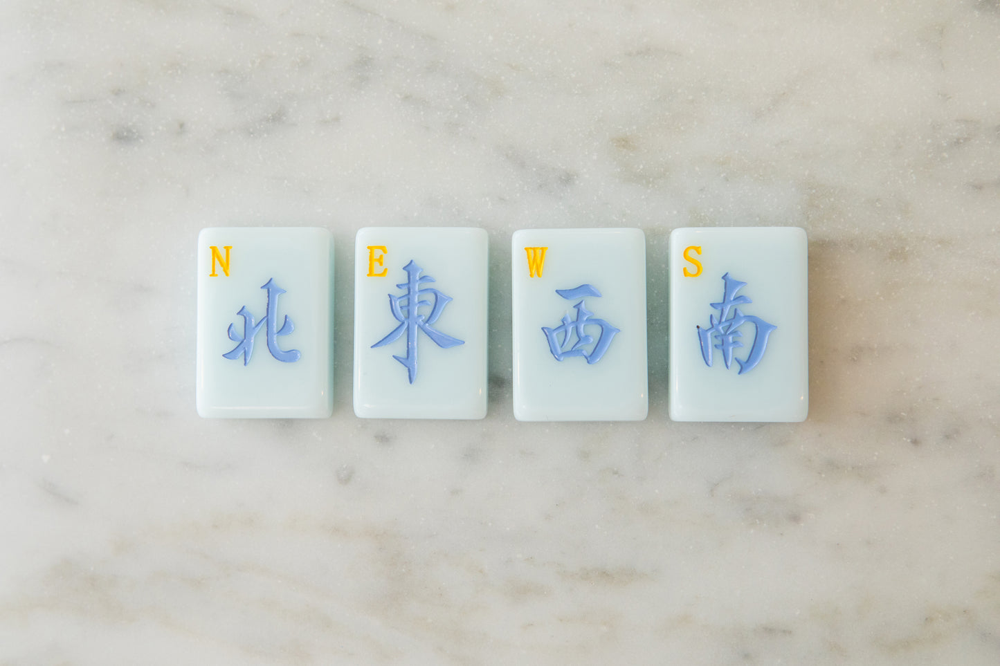 Sparrow Series American Mahjong Tile Set in Arizona Azule