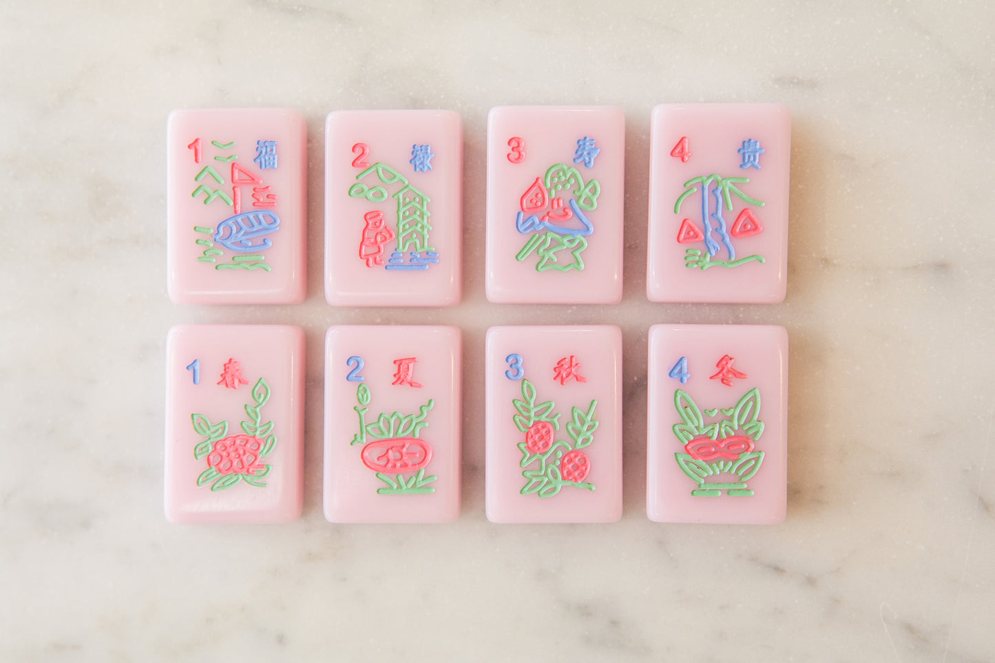 Sparrow Series American Mahjong Tile set in Classic Lavender