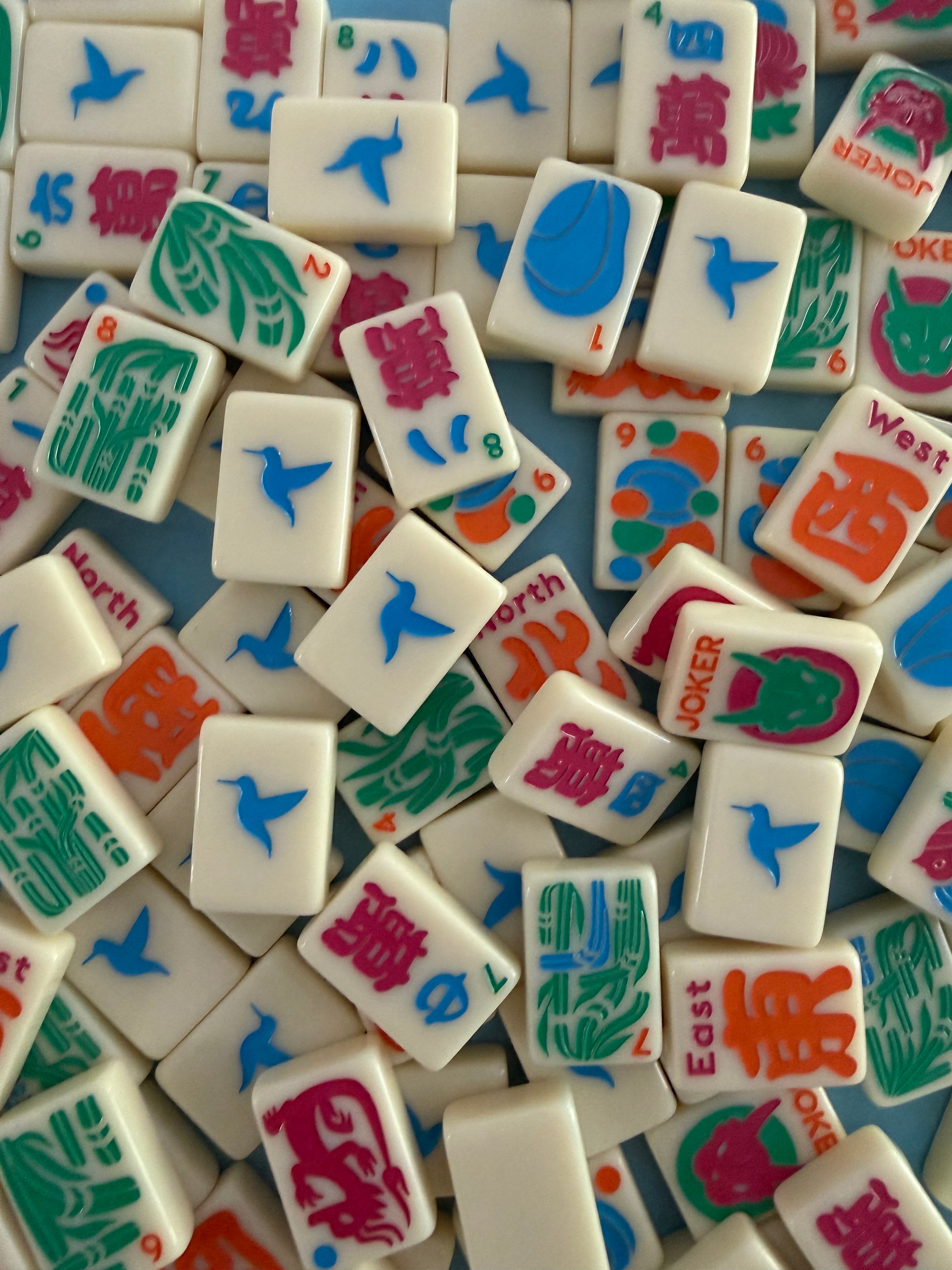 New Classic American Mahjong Tiles by Mod Mahj in Mod Ivory
