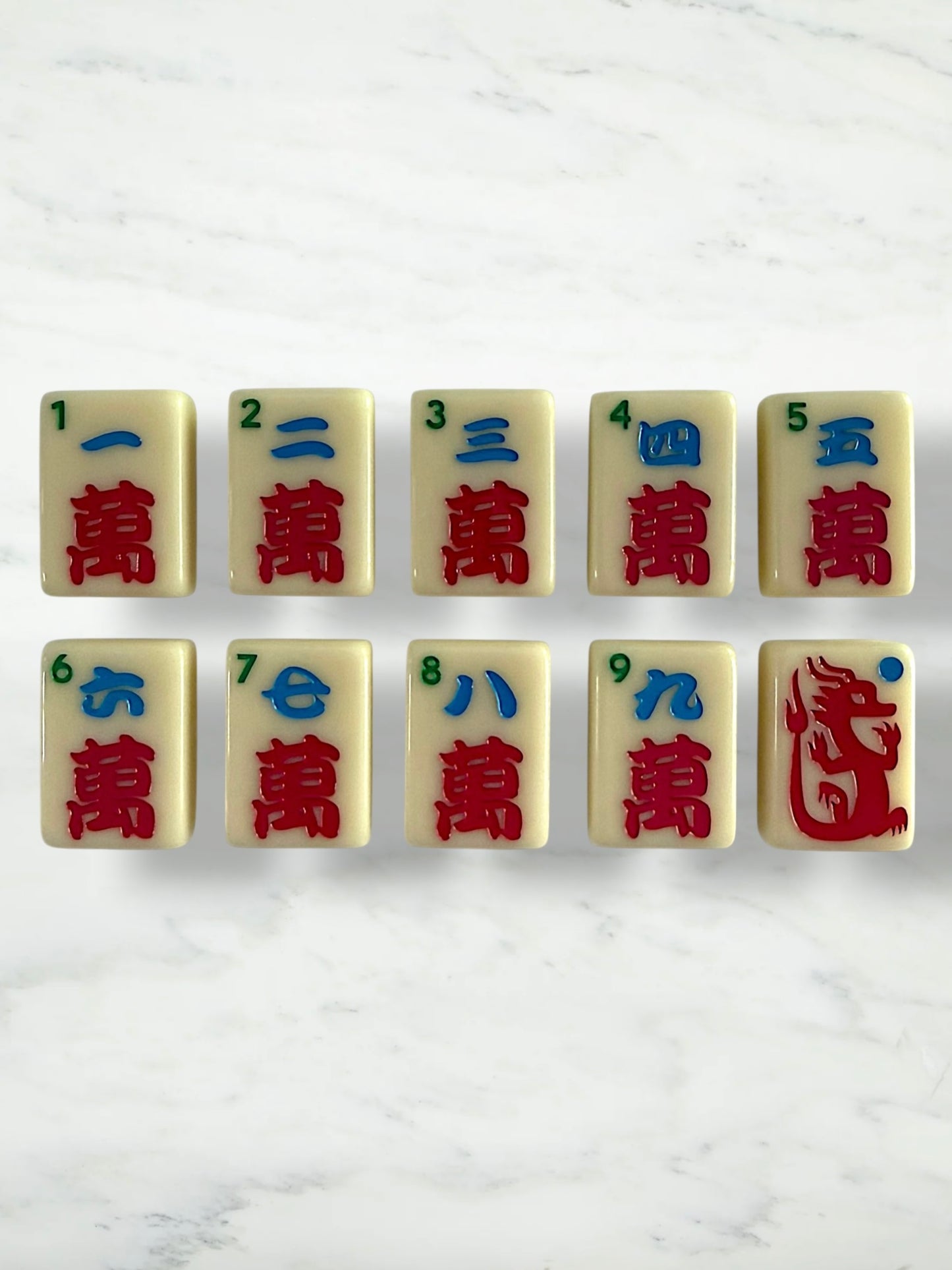 New Classic American Mahjong Tiles by Mod Mahj in Mod Ivory