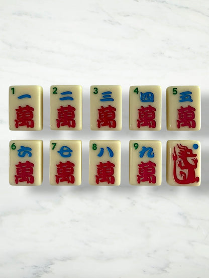 New Classic American Mahjong Tiles by Mod Mahj in Mod Ivory